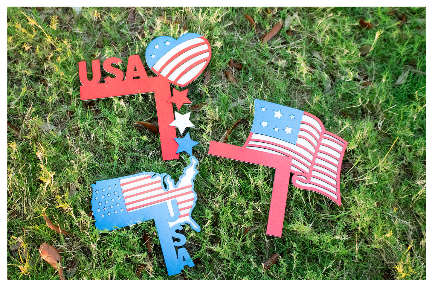 4th of July Door Corner