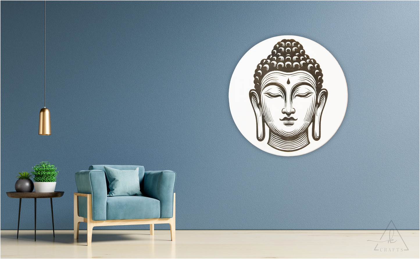 Buddha Engraved Wall Art