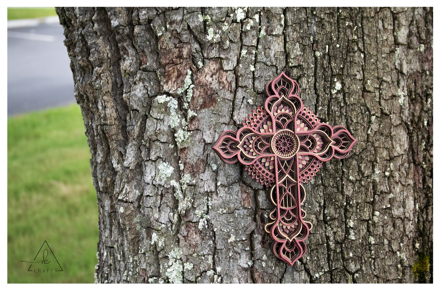 Multilayer Wooden Cross