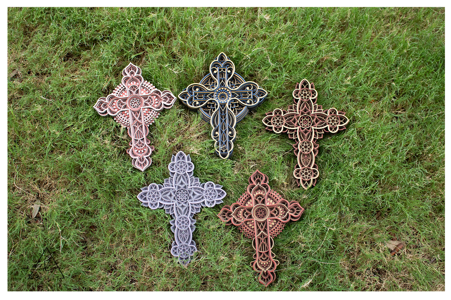 Multilayer Wooden Cross
