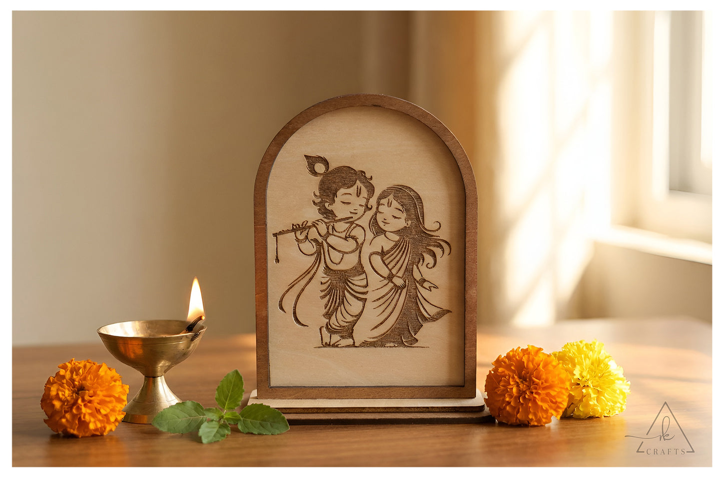 Radha Krishna Arch Stand