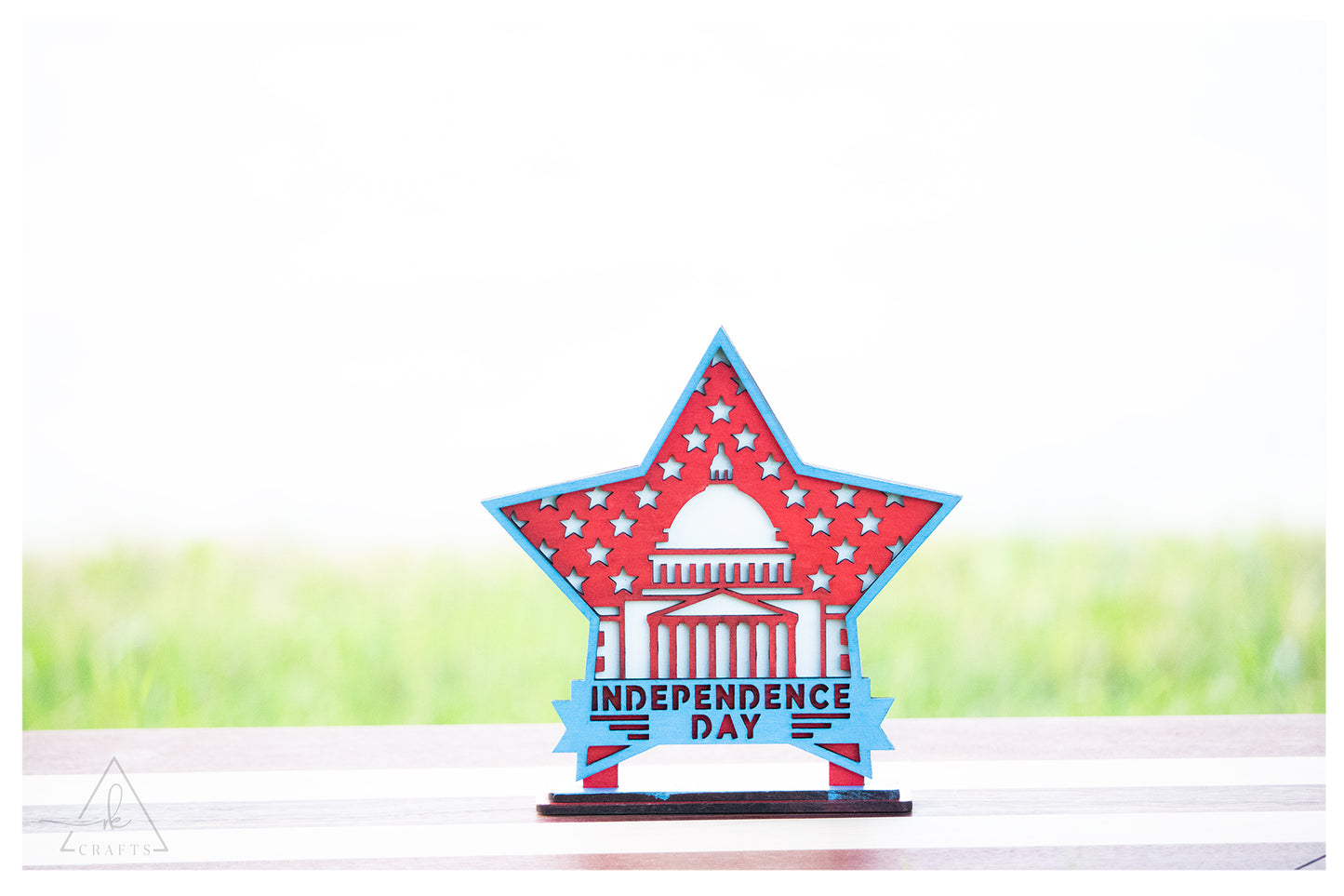 4th of July Star Stand