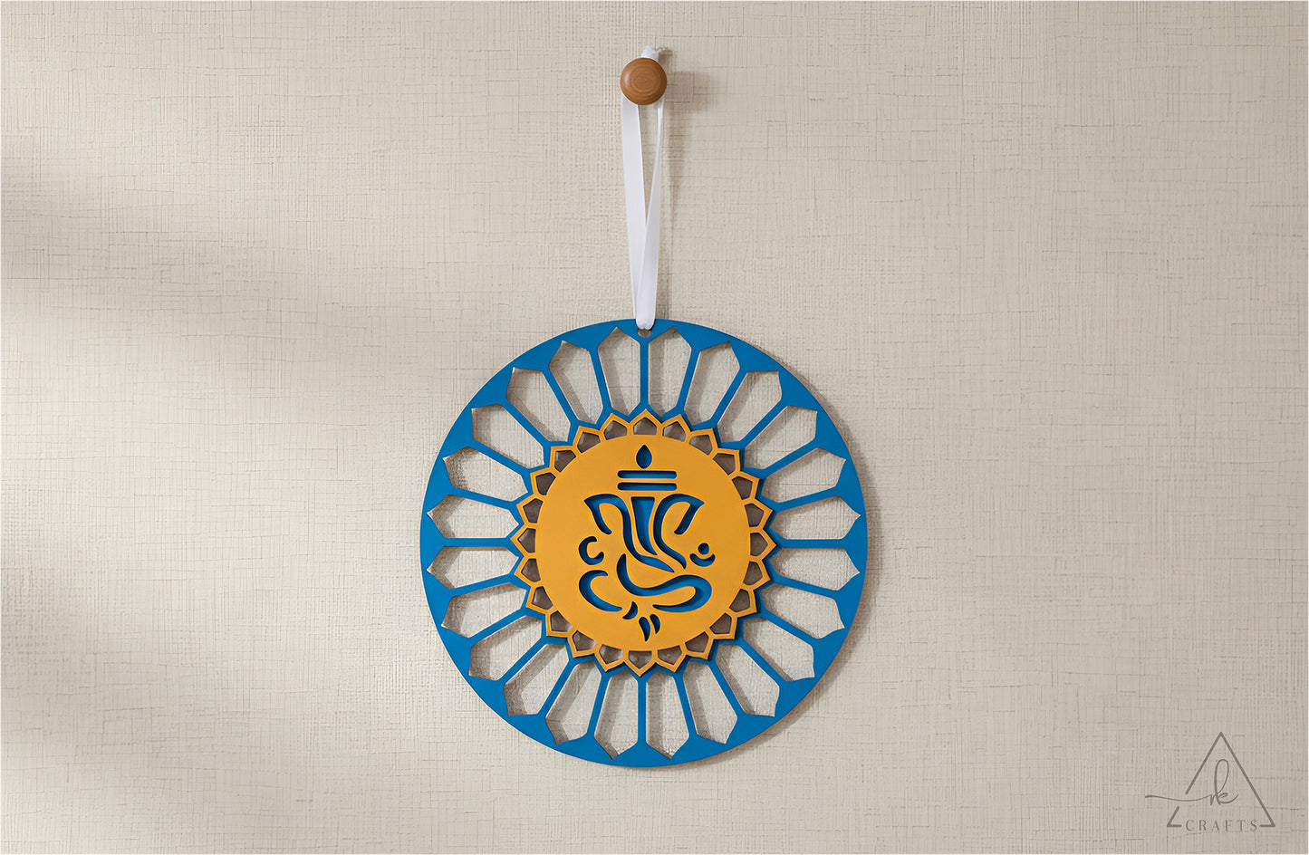 Auspicious Ganesha Mandala Wall Art