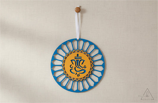 Auspicious Ganesha Mandala Wall Art
