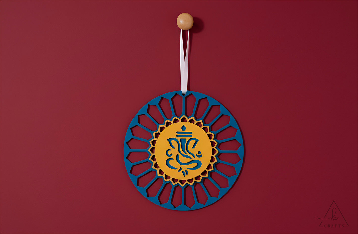 Auspicious Ganesha Mandala Wall Art