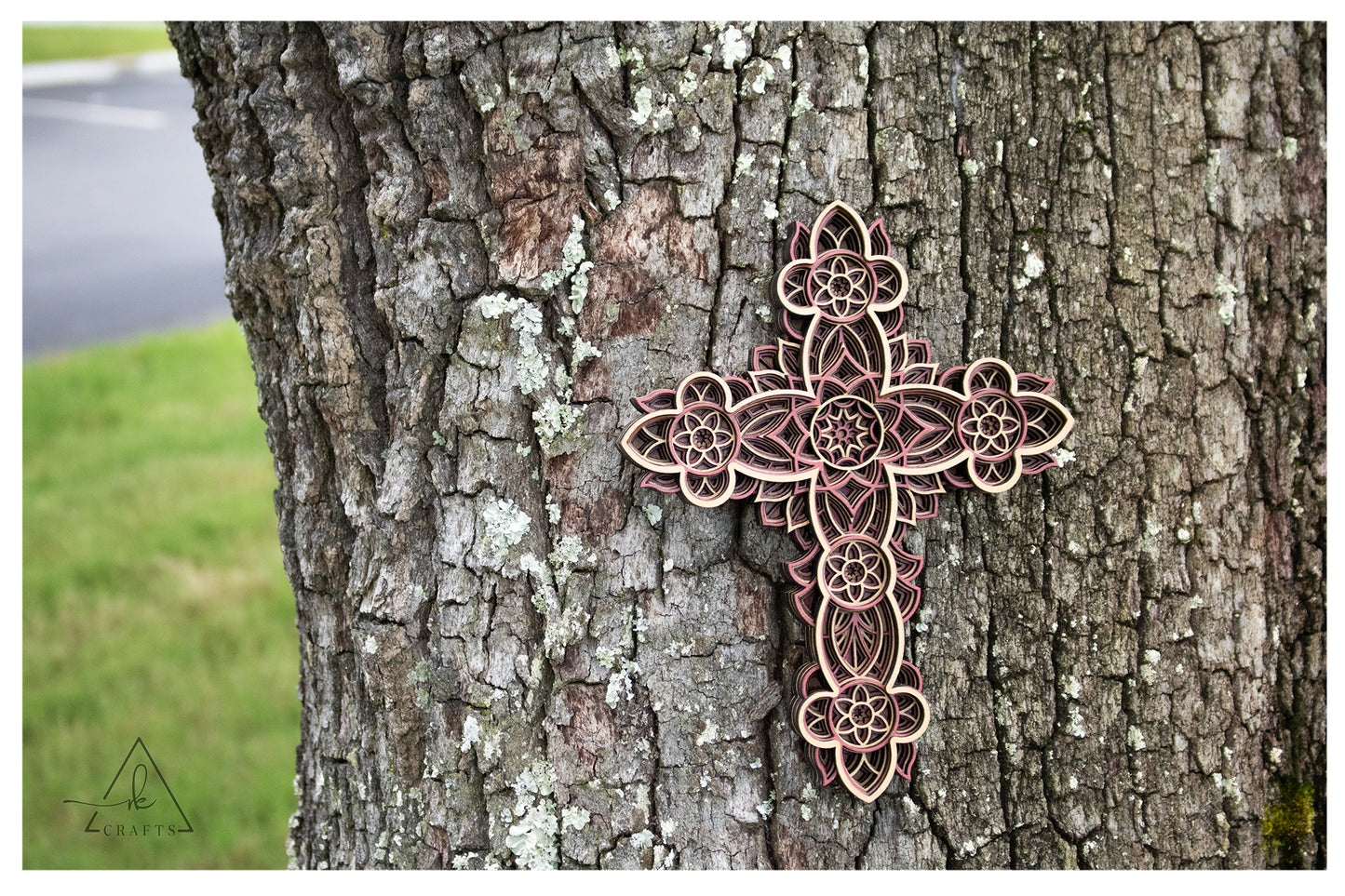 Multilayer Wooden Cross