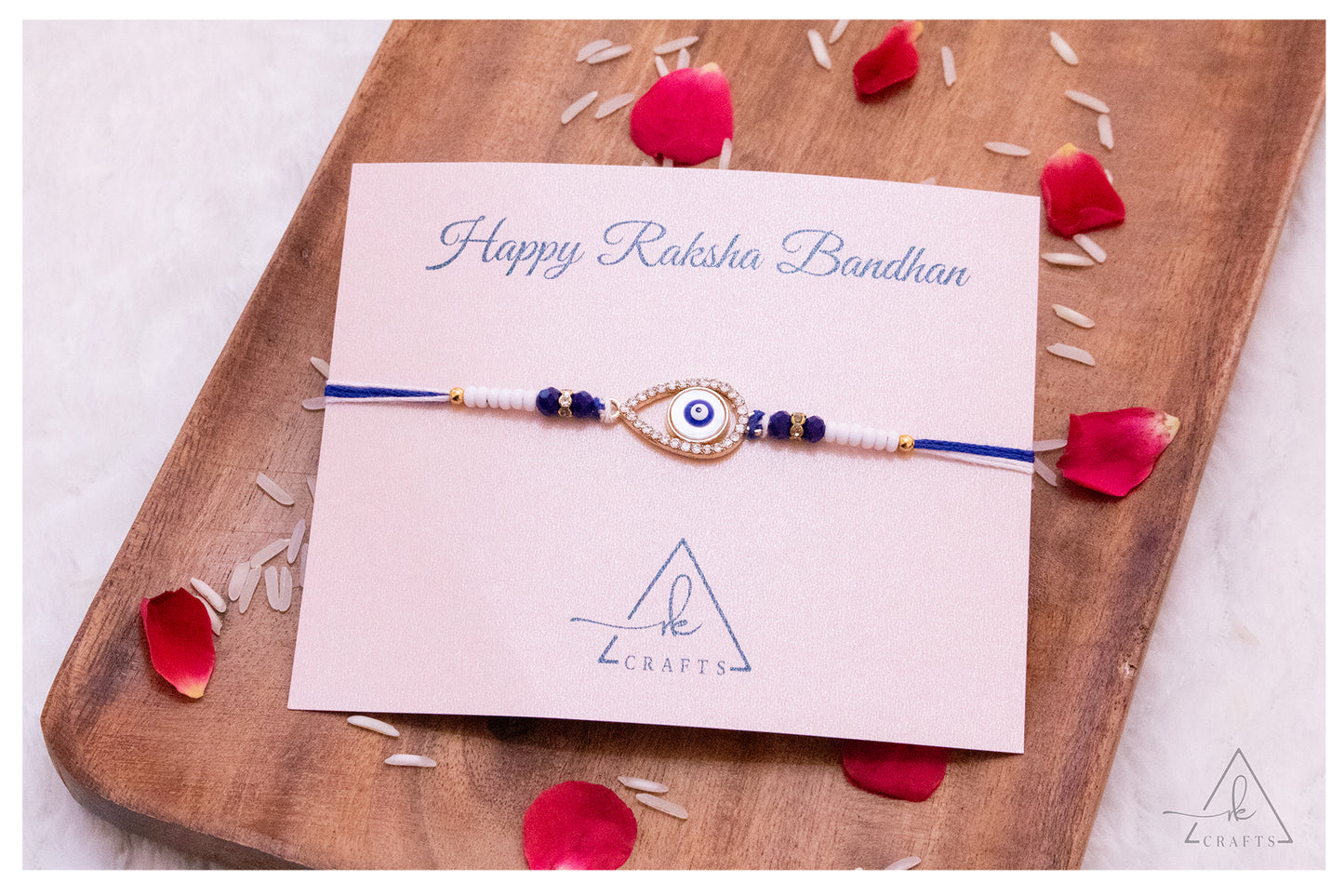 Evil Eye Halo Rakhi