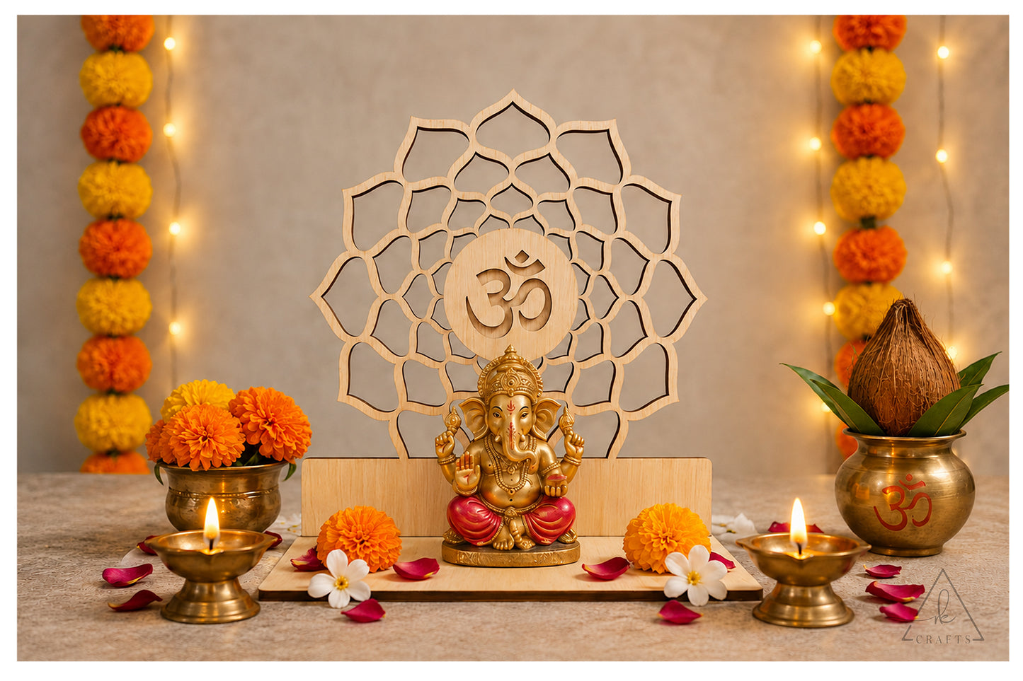 Flower Mandala Singhasan Makhar