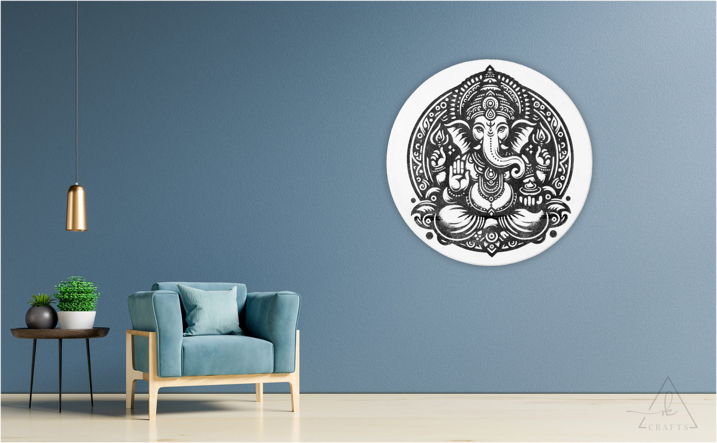 Ganesha Engraved Wall Art