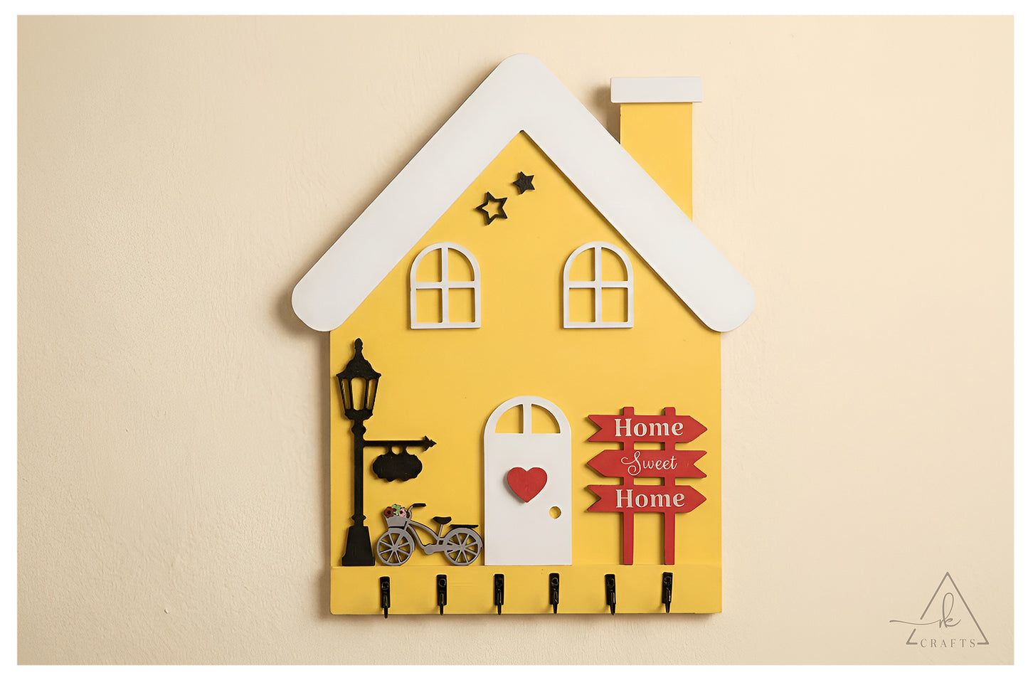 Home Sweet Home Cozy House Keyhanger