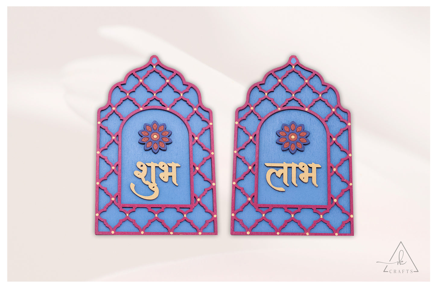 Shubh Labh Jharokha Style Sign