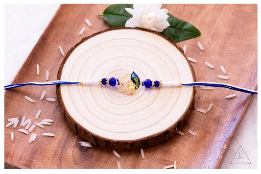 Krishna Kalash Morpankh Rakhi