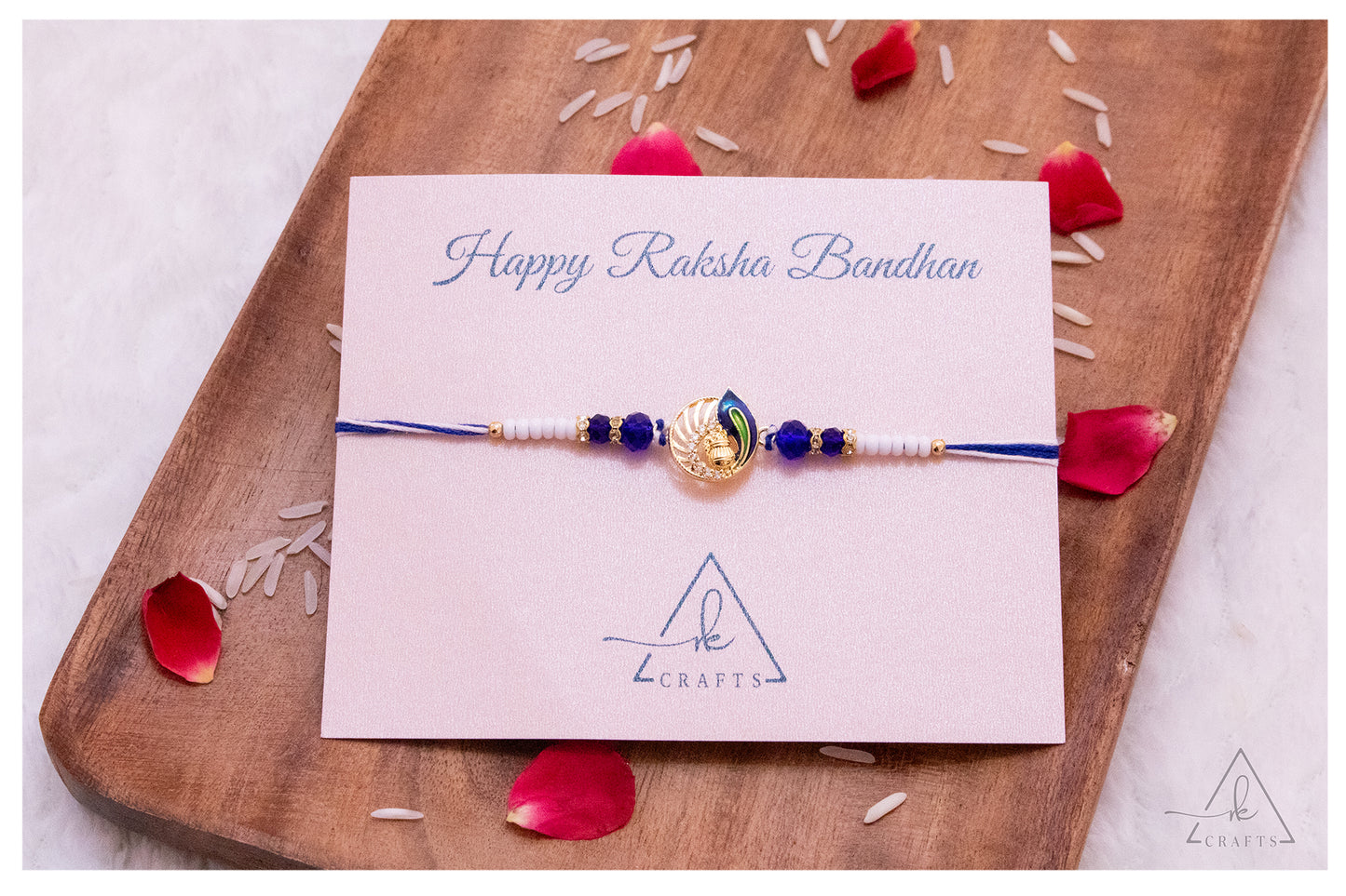 Krishna Kalash Morpankh Rakhi