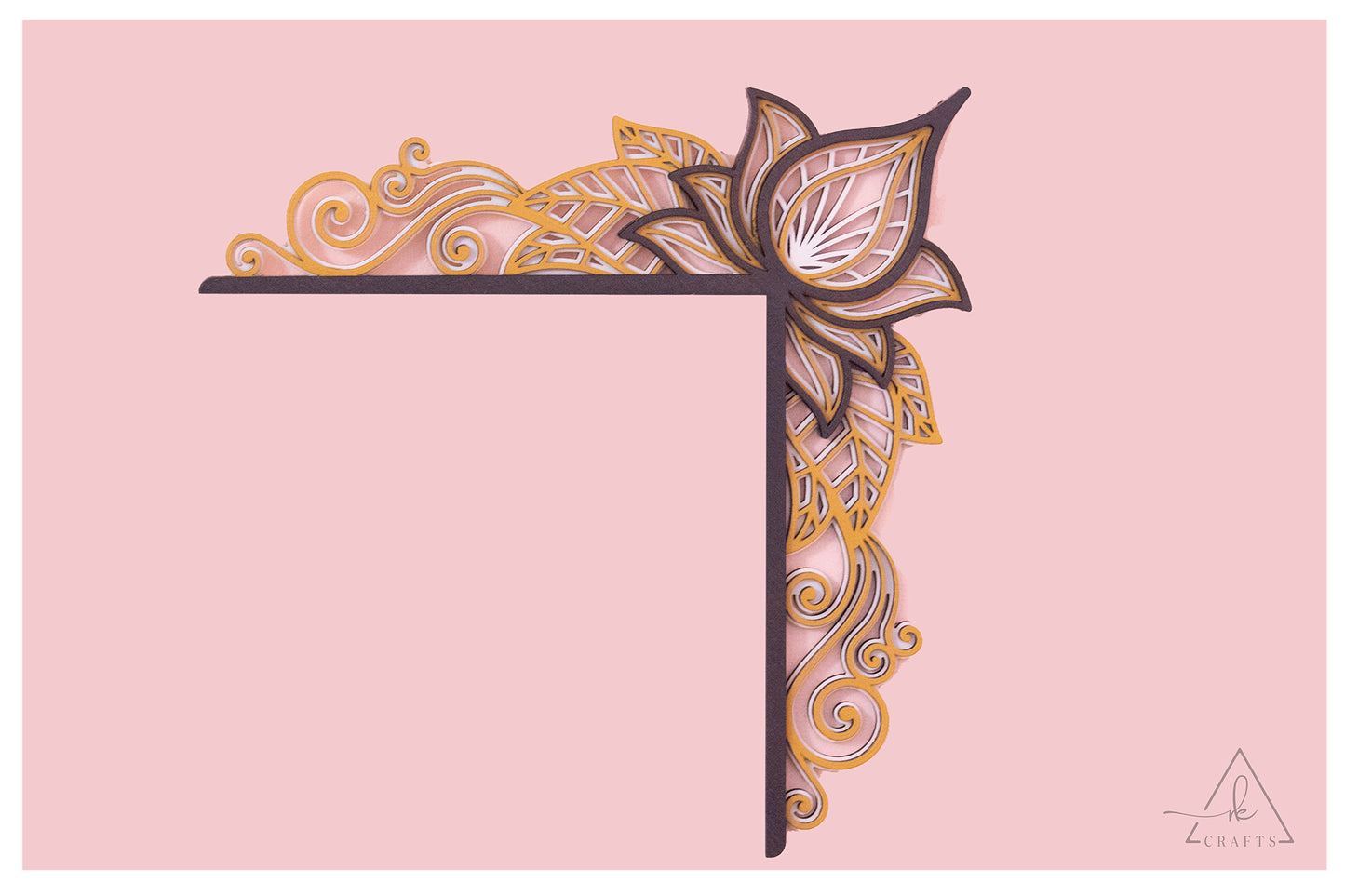 Lotus Flower Door Corner