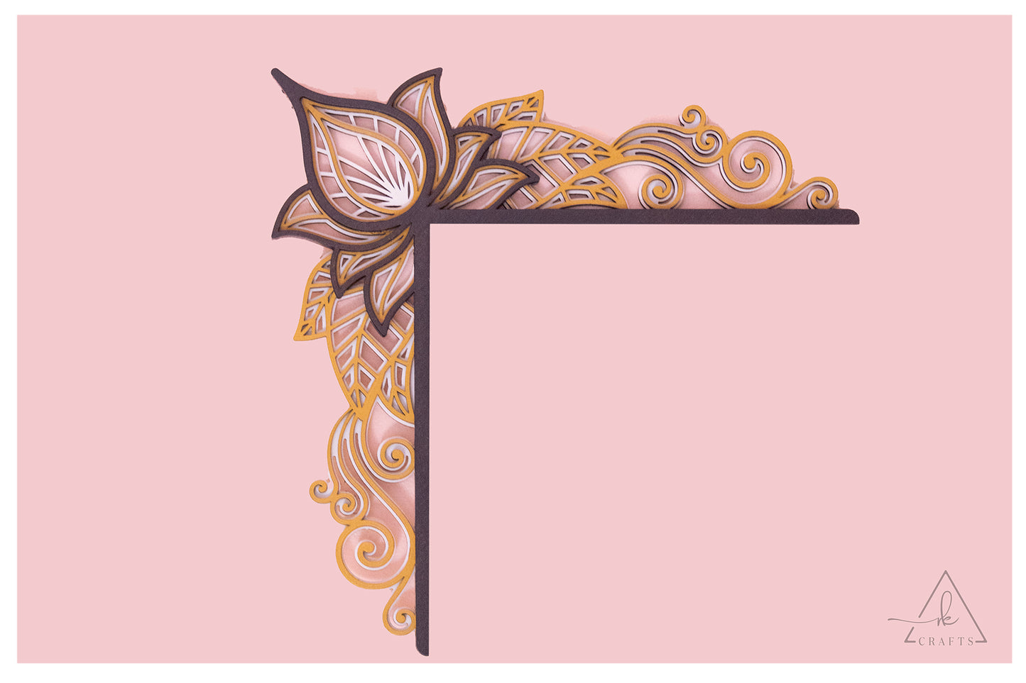 Lotus Flower Door Corner