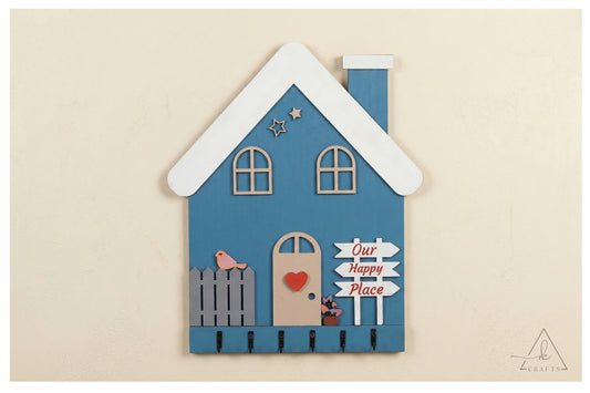 Our Happy Place Cozy House Keyhanger