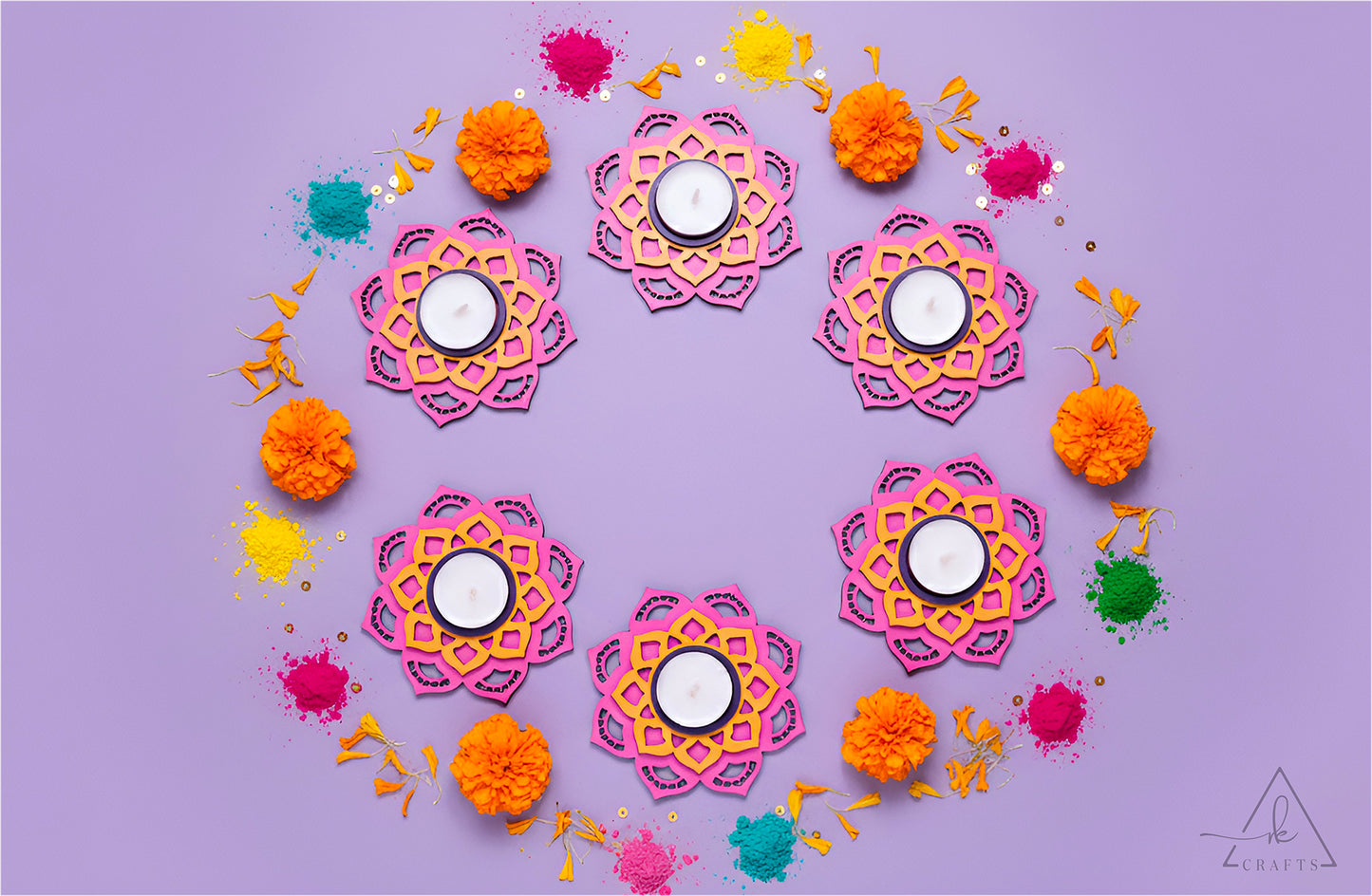 Palace Jewel Diwali Tea Light Holder