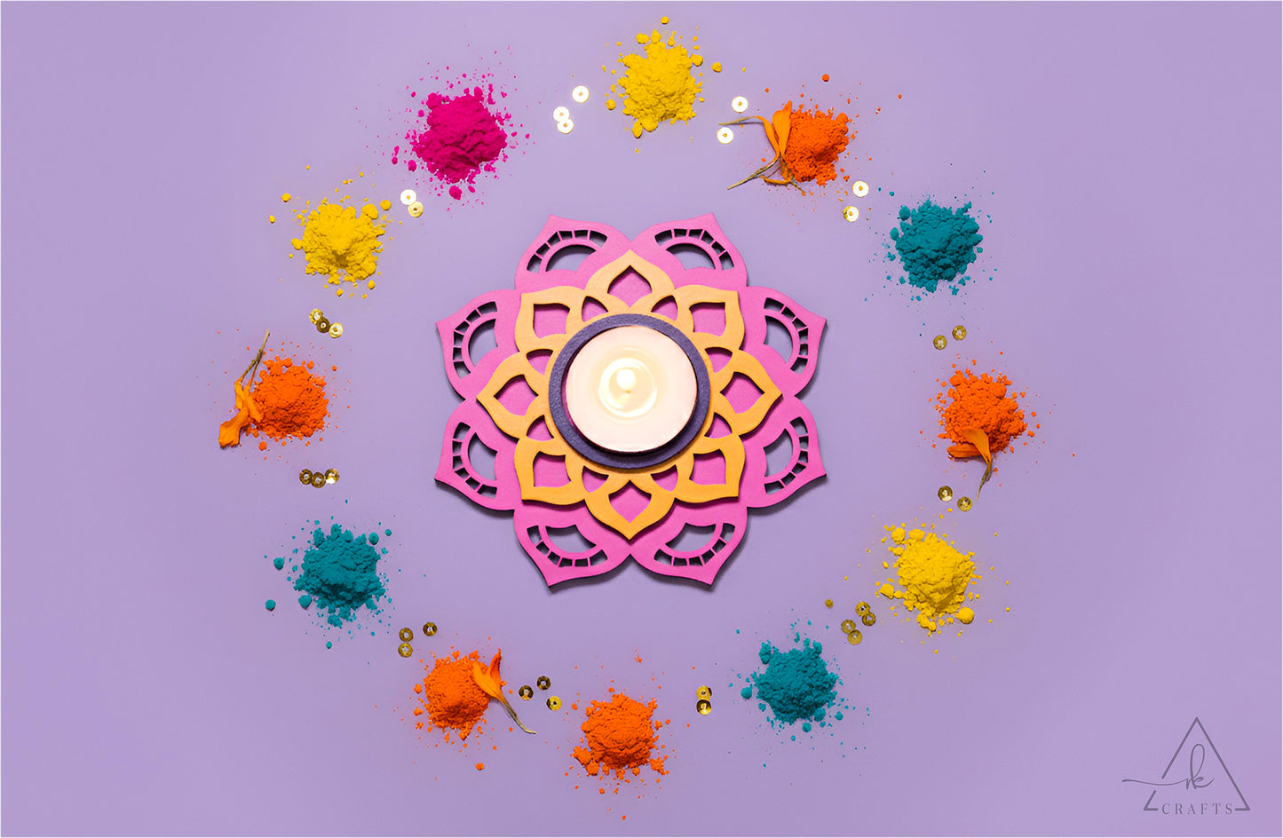 Palace Jewel Diwali Tea Light Holder