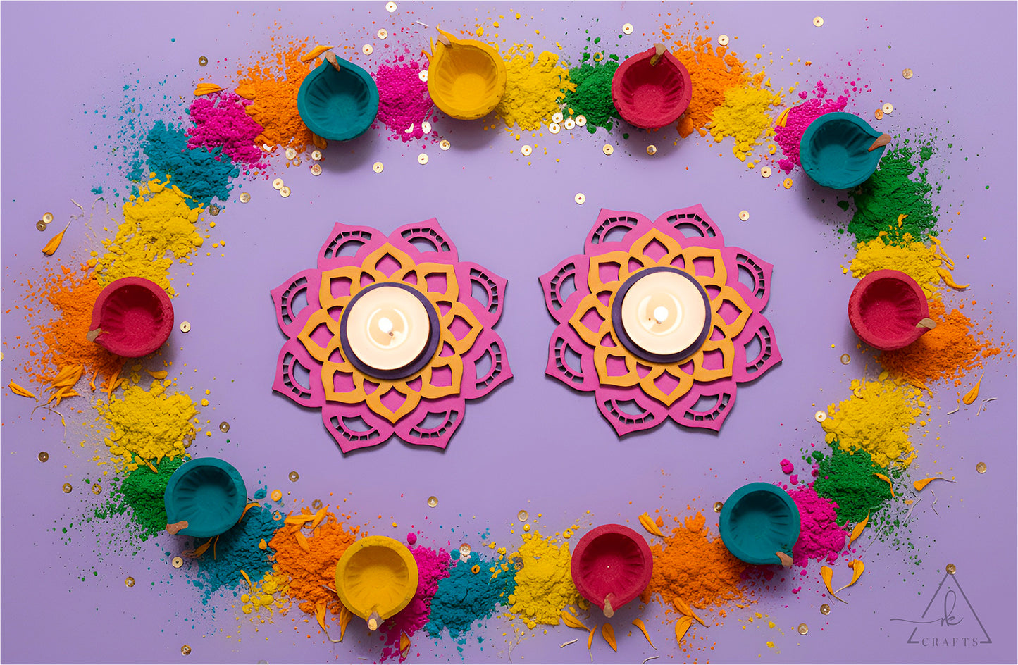 Palace Jewel Diwali Tea Light Holder