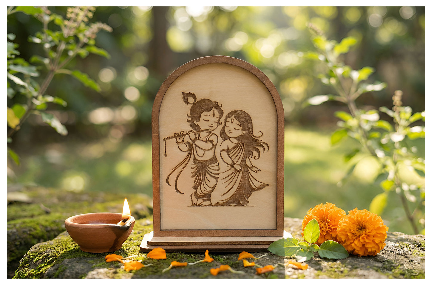 Radha Krishna Arch Stand