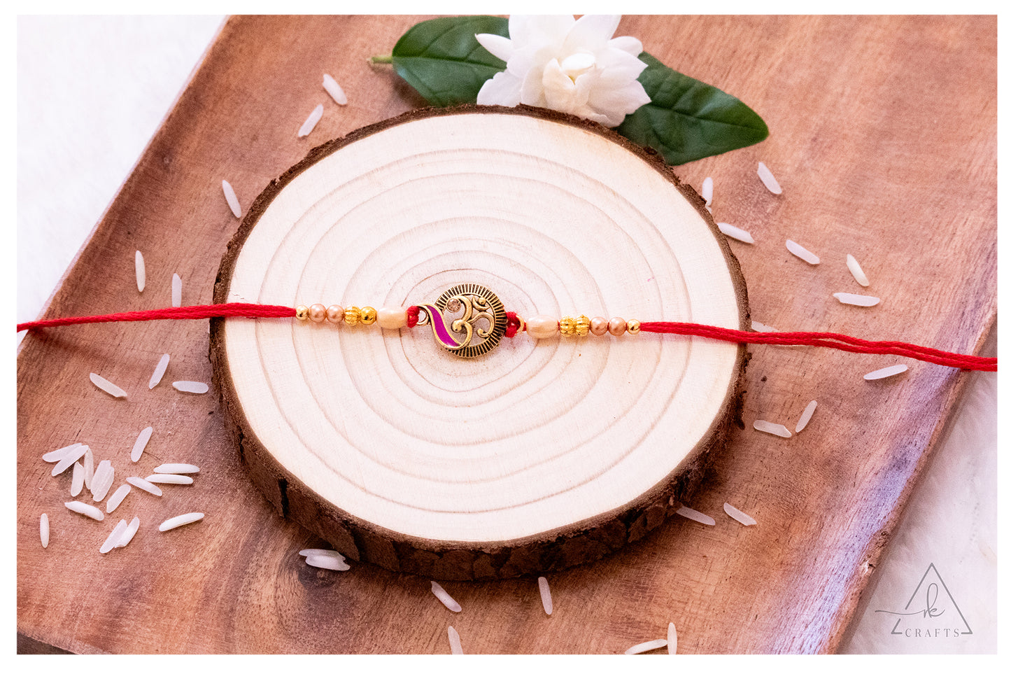 Auspicious Om Paisley Rakhi