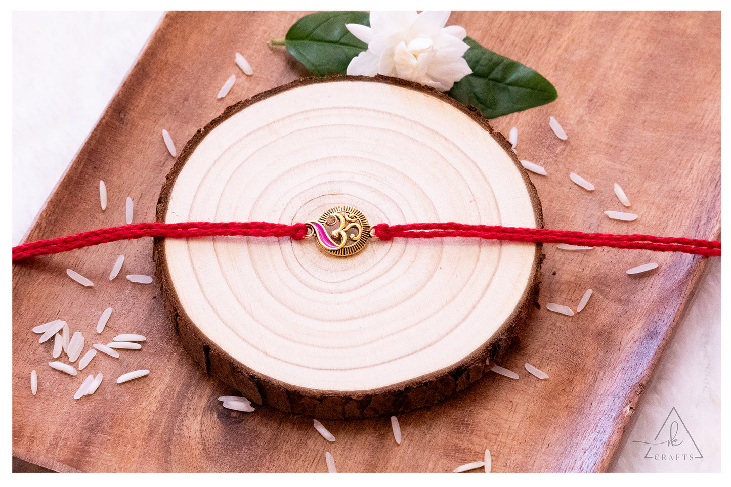 Auspicious Om Paisley Rakhi