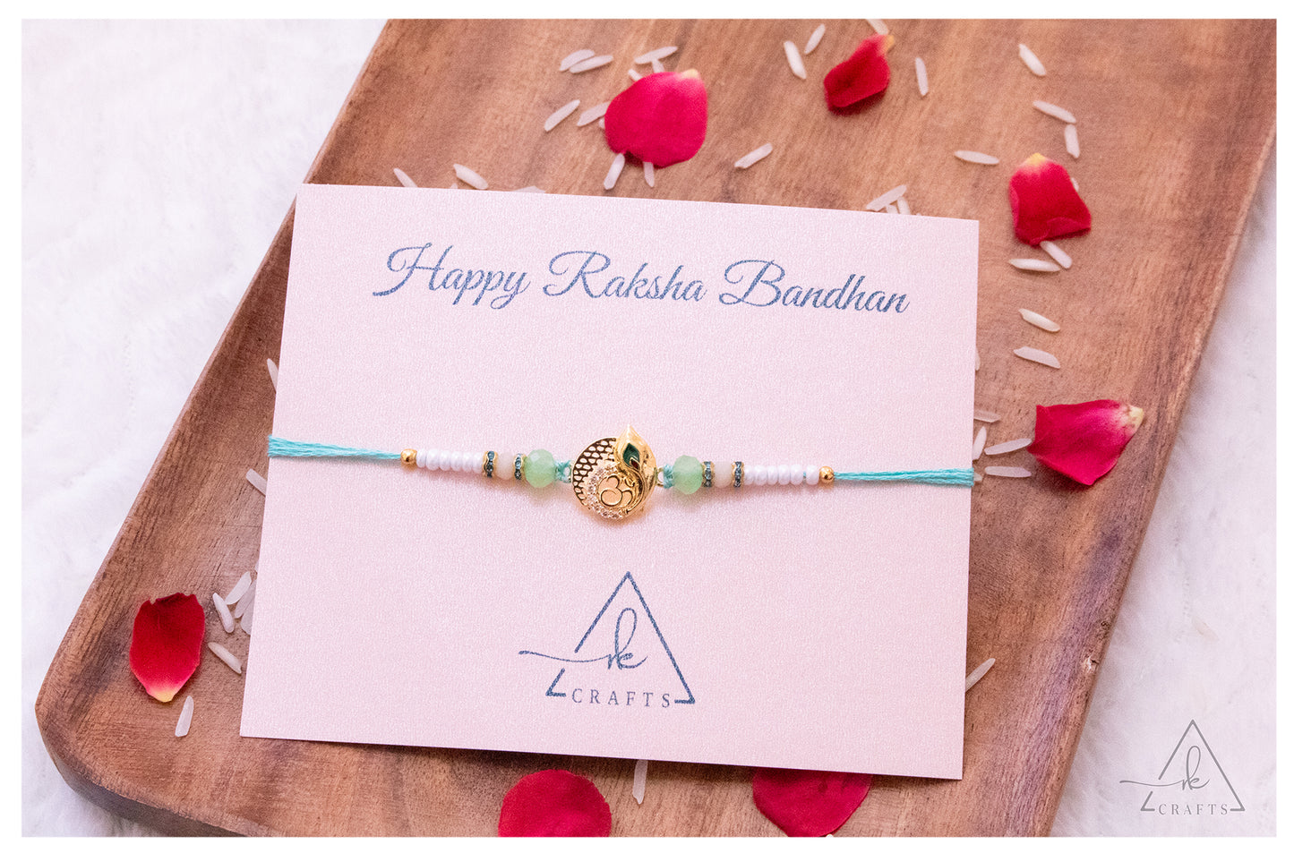 Sacred Om Morpankh Rakhi