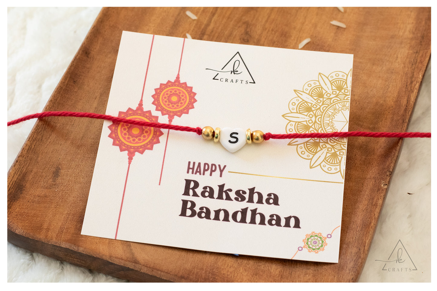 Personalized Initial Rakhi