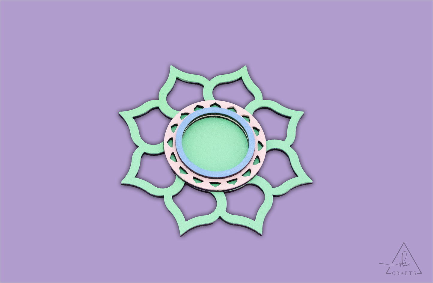 Serene Lotus Diwali Tea Light Holder
