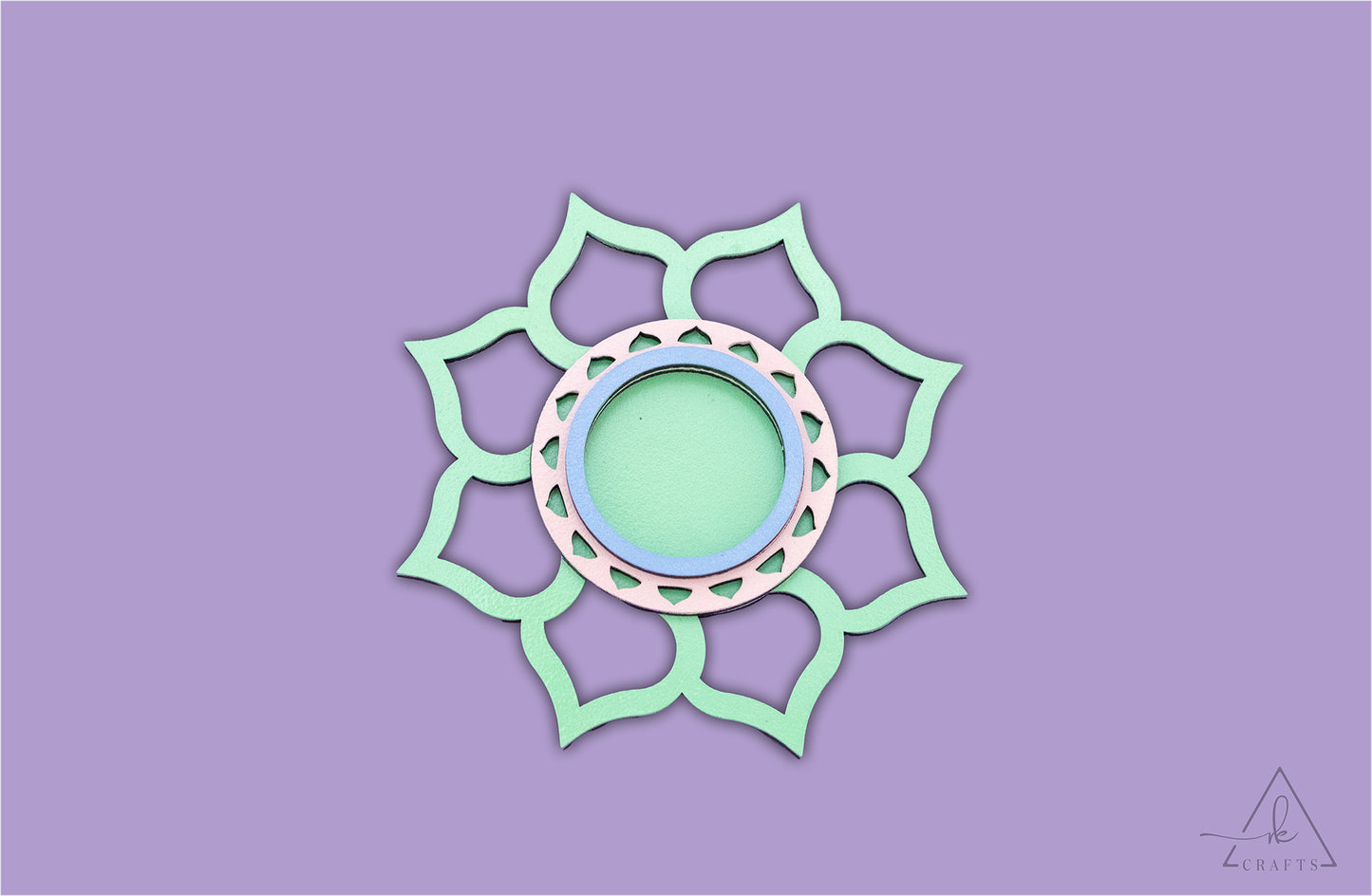 Serene Lotus Diwali Tea Light Holder