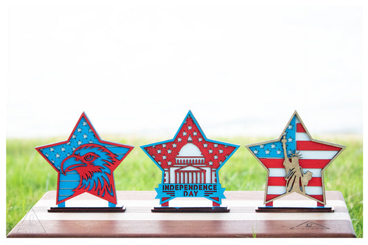 4th of July Star Stand