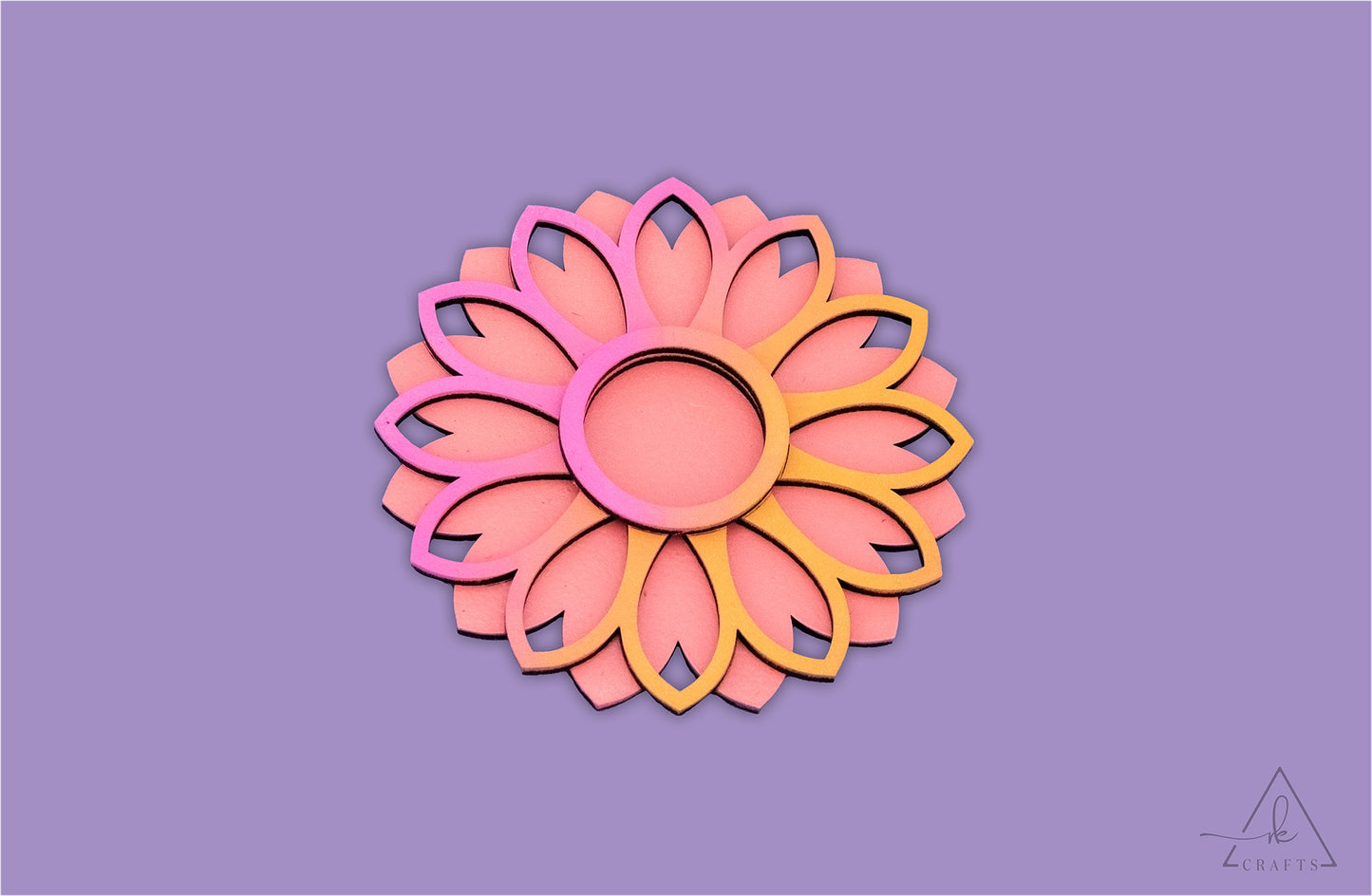 Sunrise Blossom Diwali Tea Light Holder