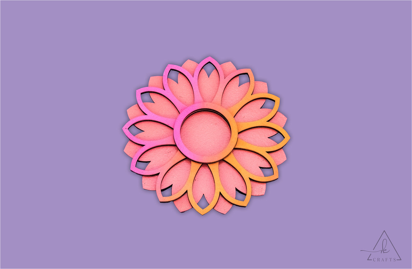 Sunrise Blossom Diwali Tea Light Holder
