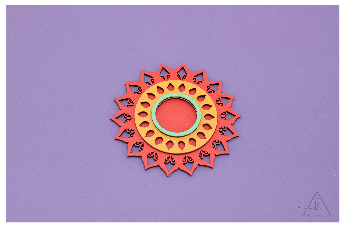 Surya Mandala Diwali Tea Light Holder