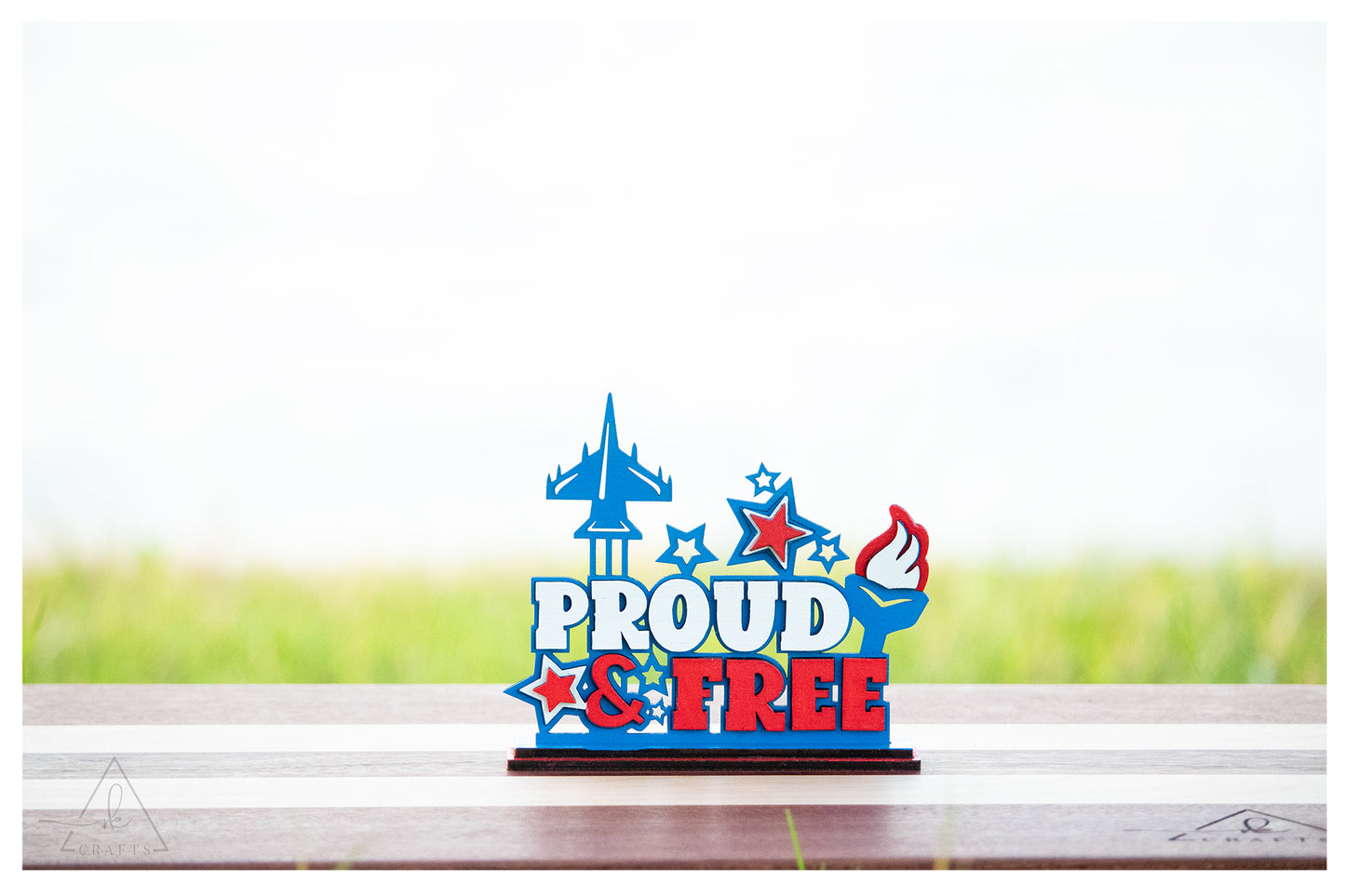 4th of July Word Stand